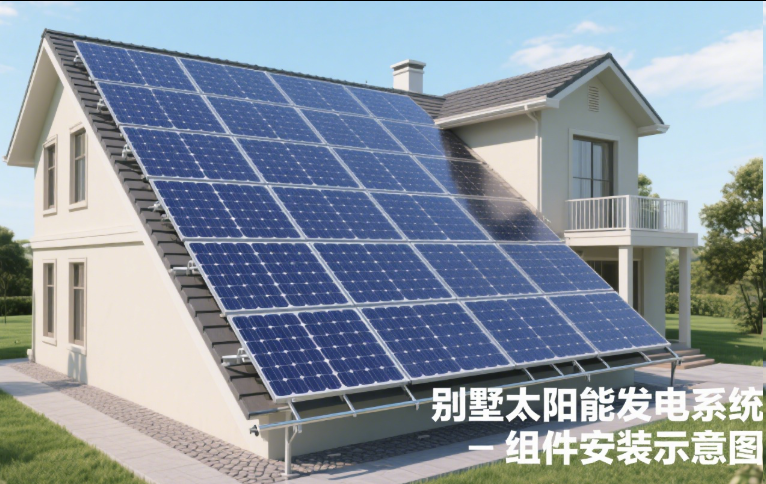别墅高效太阳能发电系统